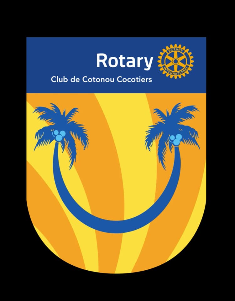 Fanion Rotary Club de Cotonou Cocotiers
